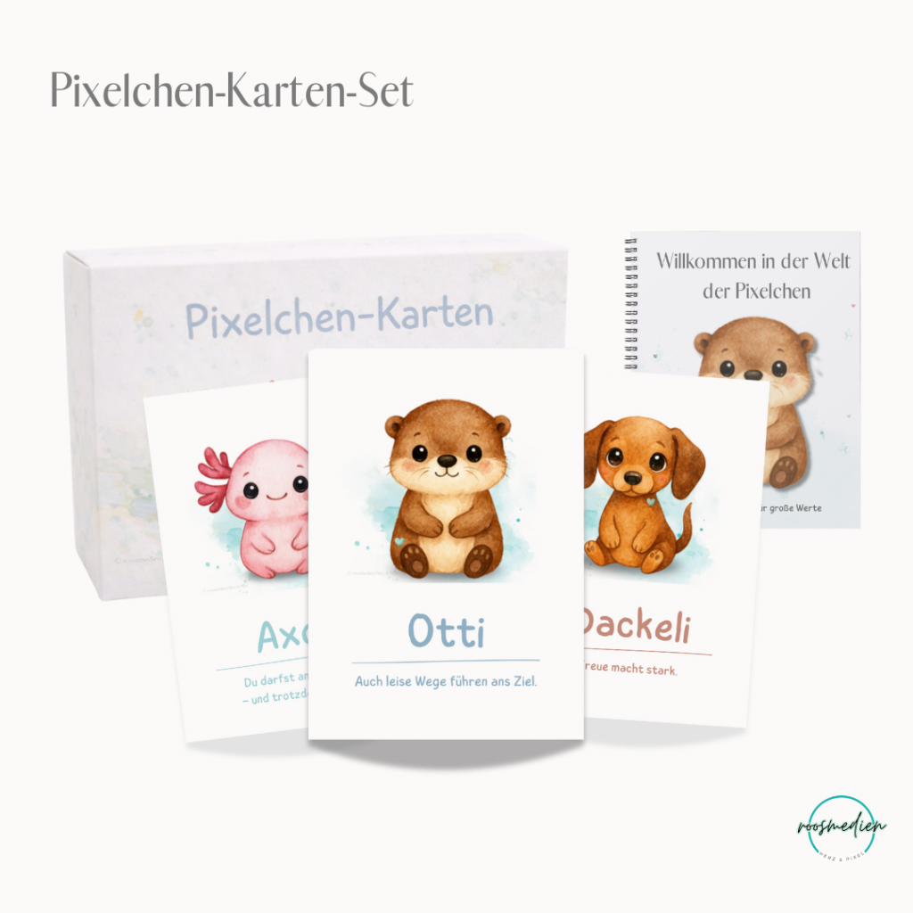 Pixelchen-Karten-Set